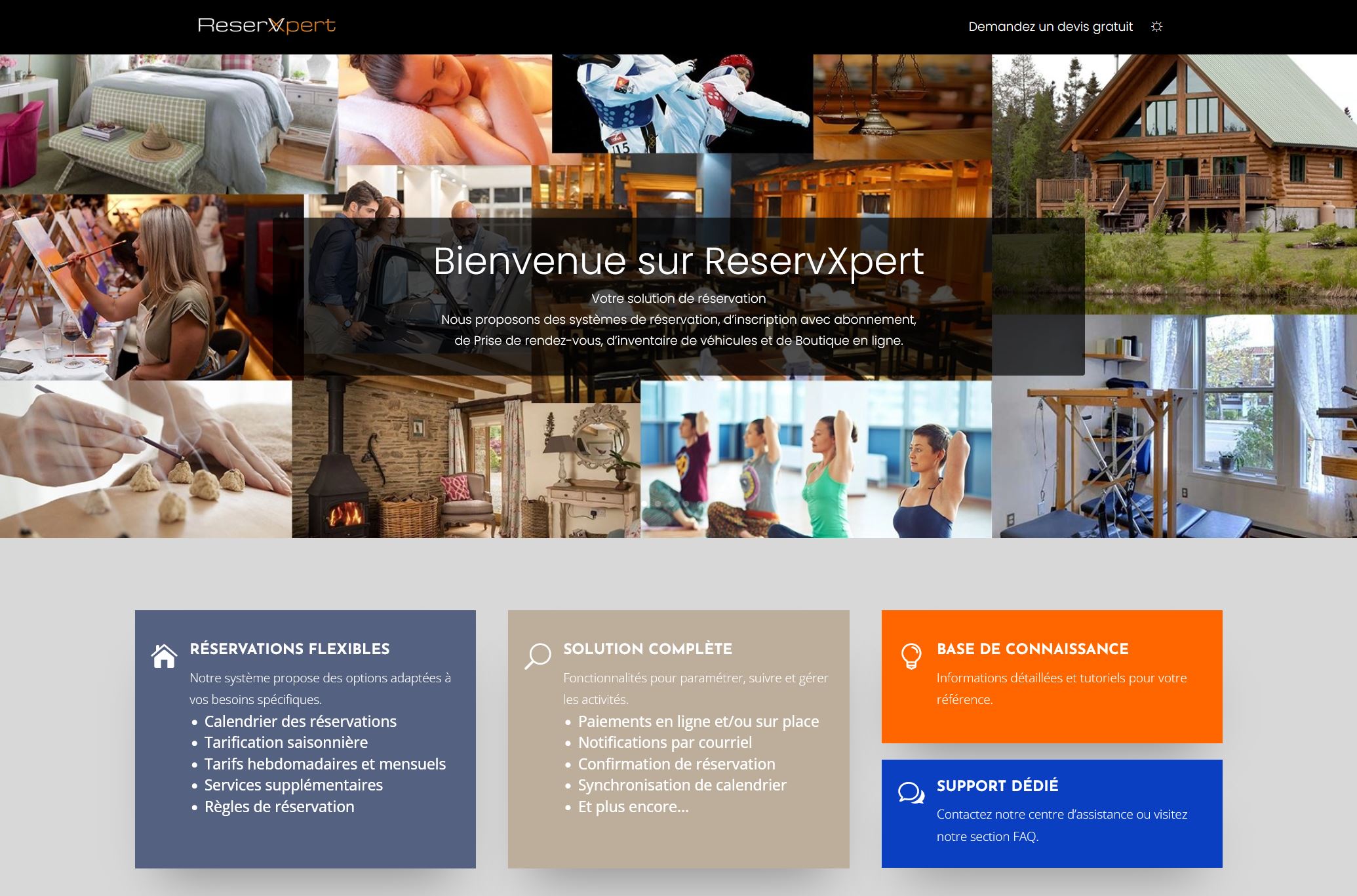 ReservXpert.ca Header